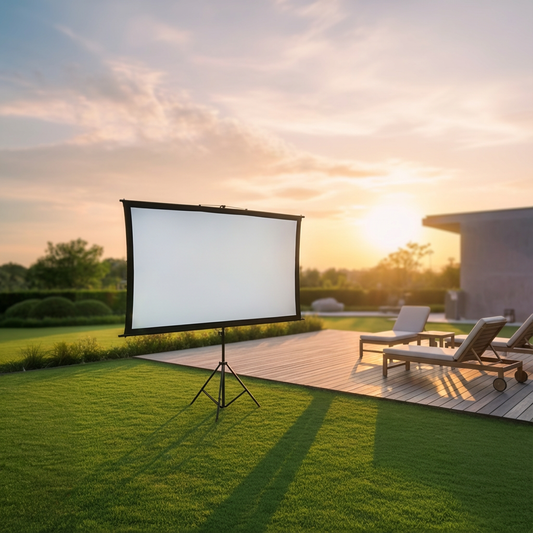 PixiBeam™ 100-Inch Freestanding Projector Screen