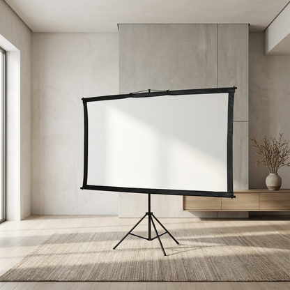 PixiBeam™ 100-Inch Freestanding Projector Screen